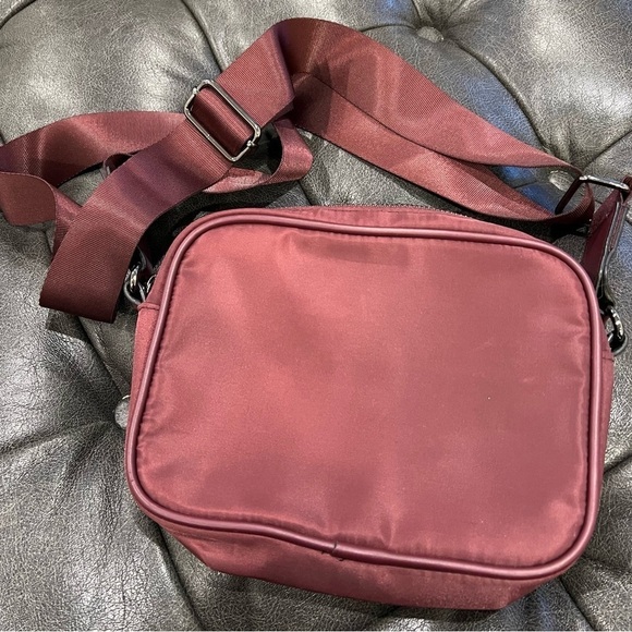 a new day Handbags - A New Day Maroon Adjustable Crossbody
